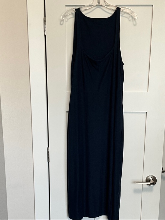 Beyond Yoga Dresses & Skirts - Beyond Yoga Navy Sleeveless Maxi Dress
